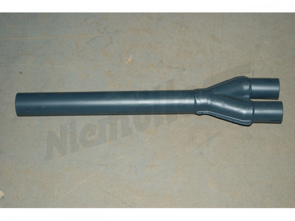 A 49 004 - Exhaust pipe front (double pipe) 3-piece, reproduction, 51mm outer diameter, picture shows only 1 part,