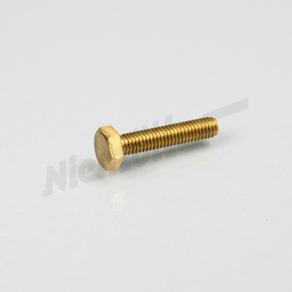 C 35 121 - screw with nut, brass