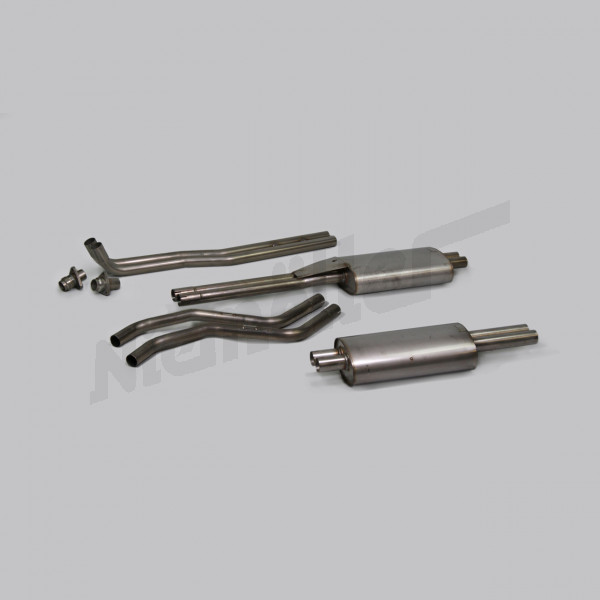D 49 000e - stainless steel exhaust W 113, 230SL early version up to chassis 013864
