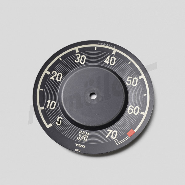 D 54 658a - Dial Tachometer W113