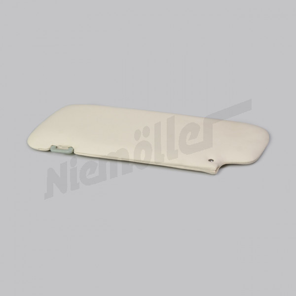 D 81 041a - sunvisor LHS repro up to 1967 ( 230SL + 250SL up to chassis 2979 ) without mounting brackets
