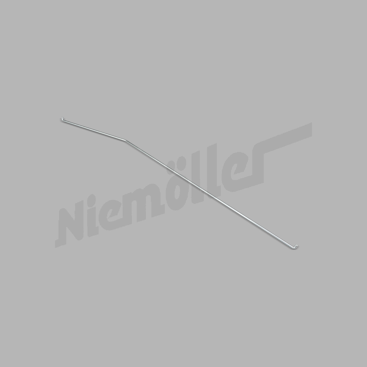 C 72 037a - Barra di trazione a sinistra davanti alla serratura per l'azionamento interno