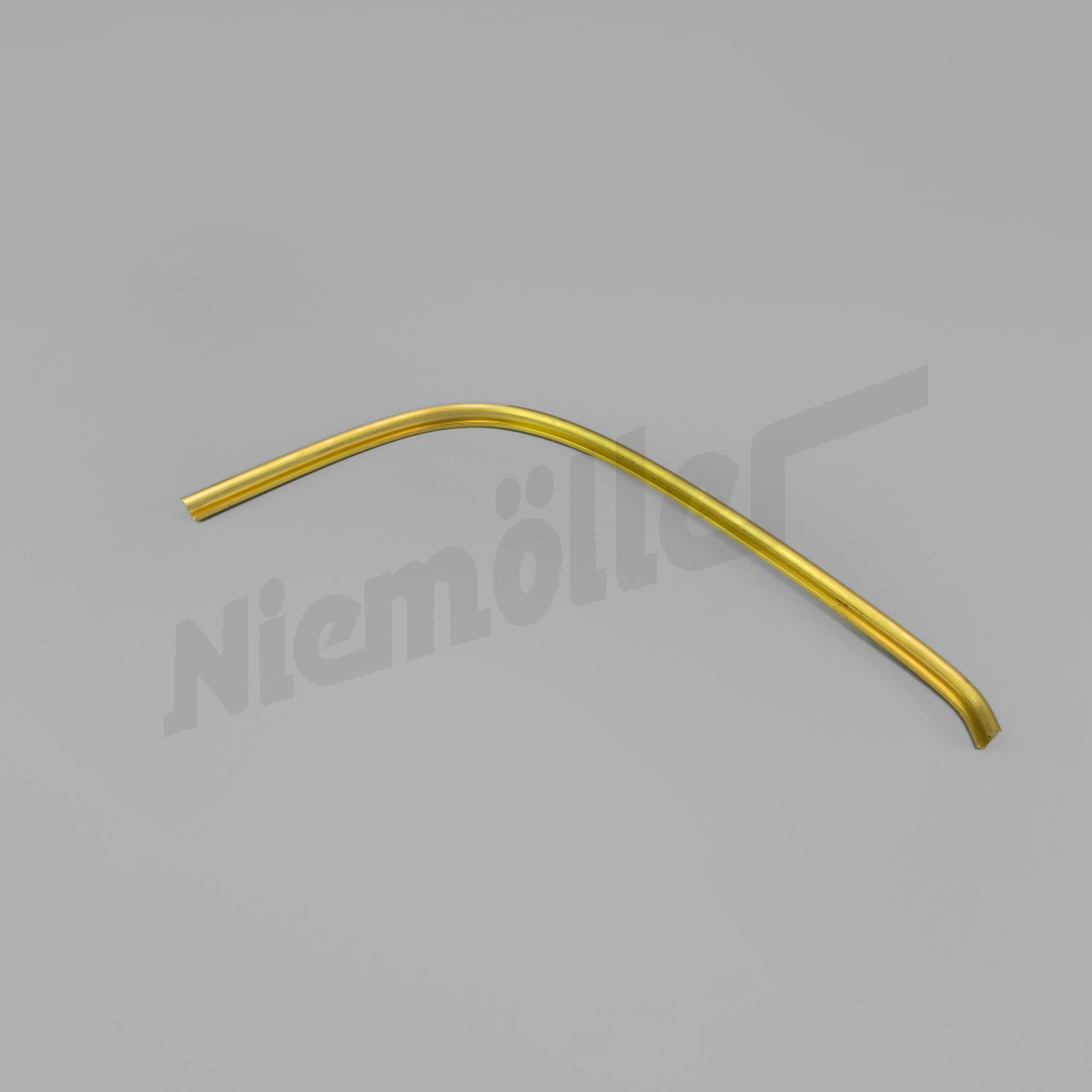 C 72 248d - Rail d'étanchéité sur cadre de toit droit non chromé / 190SL Hardtop