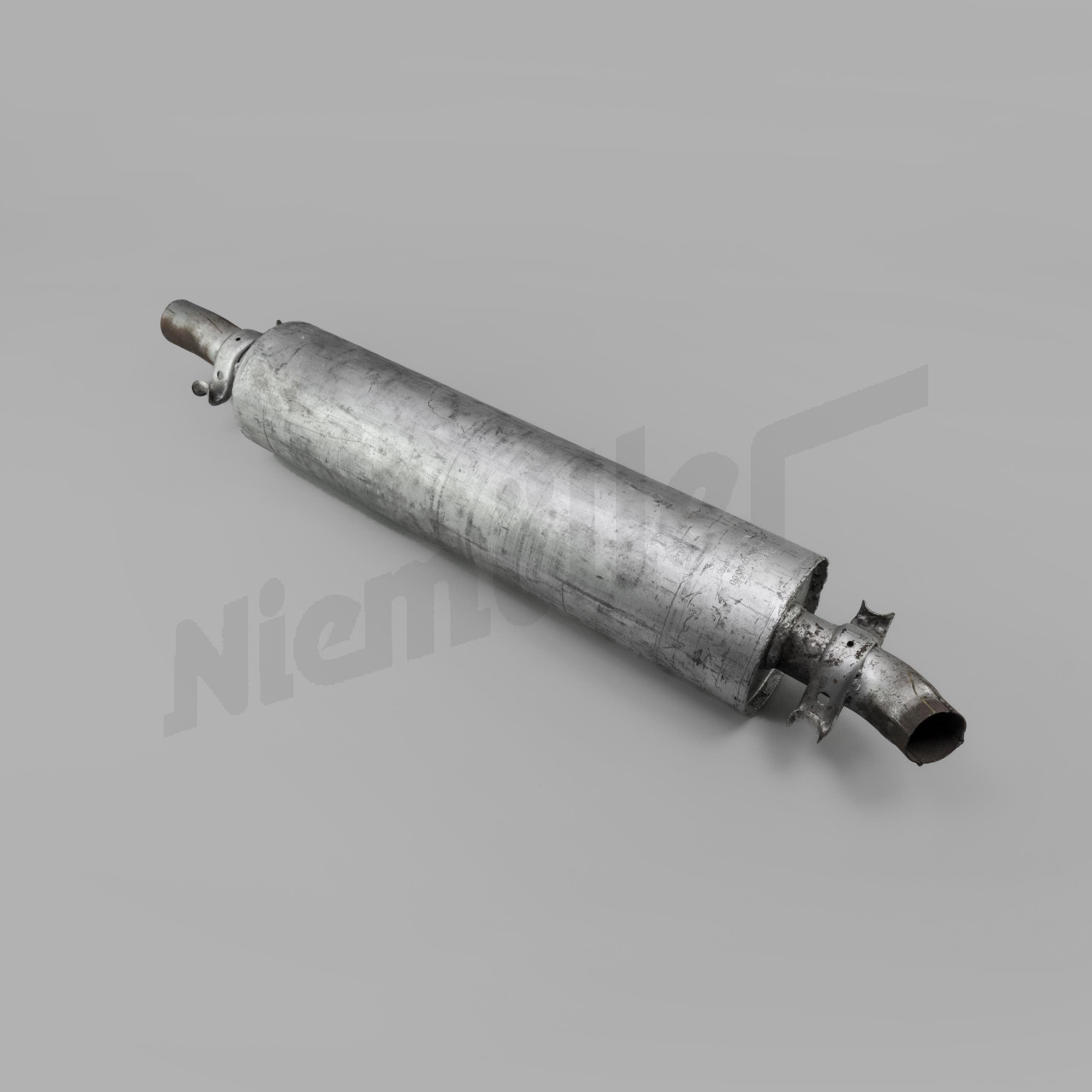 D 49 081 - Silenziatore principale, vecchio stock con evidenti segni di stoccaggio