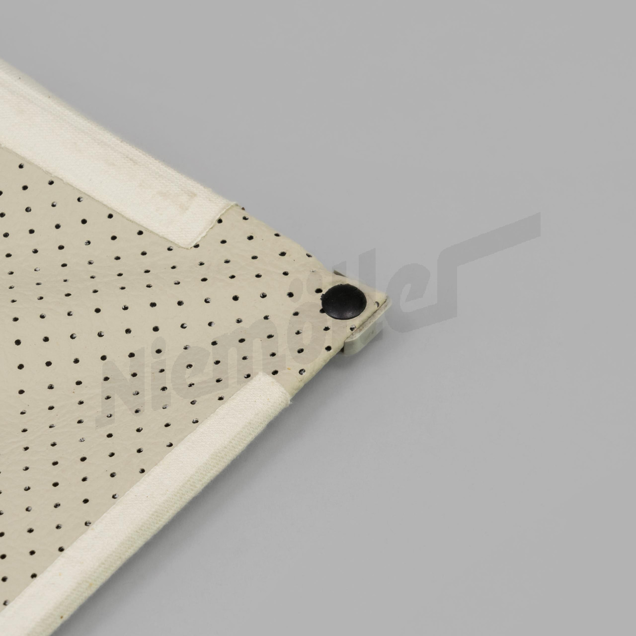 D 78 069a - Canopy frame with perforated leatherette - 8036 - cream