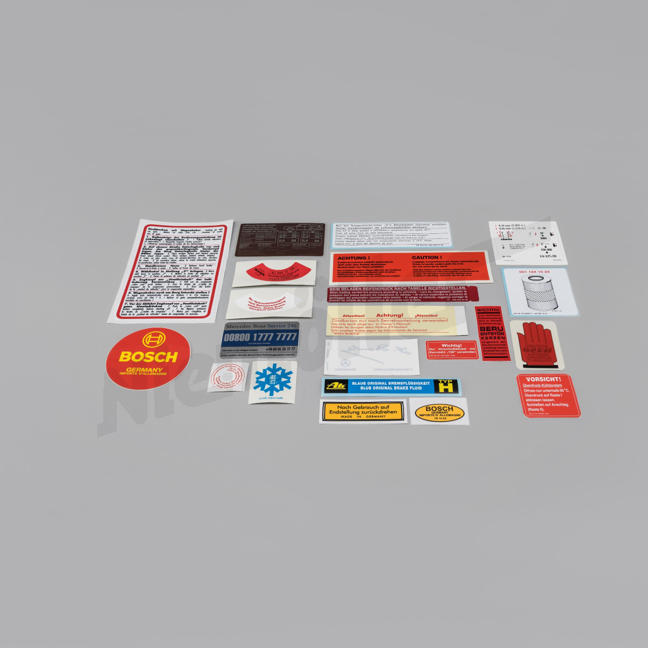 E 58 000 - Sticker set 600 / short