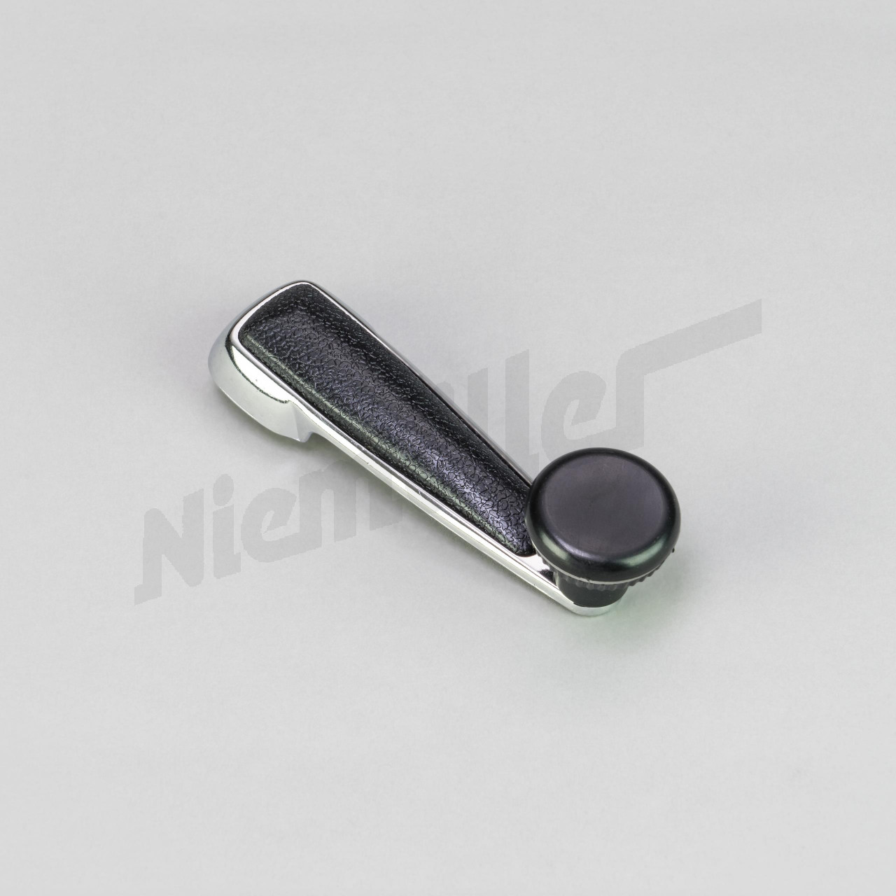 F 72 503a - Window crank with black inlay - repro