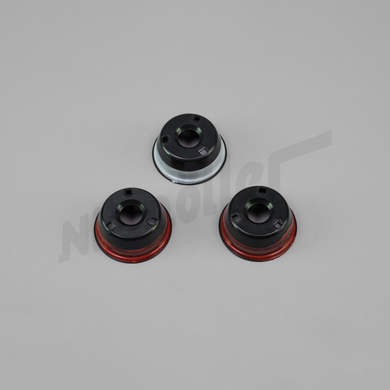 G 82 011a - Replacement lampholders heating panel 3-piece Mercedes C123 W123 / white-red-red d = 55mm