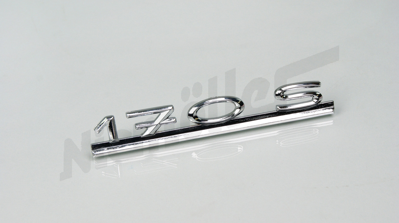 A 75 031 - Typenkennzeichen Heckdeckel 170S