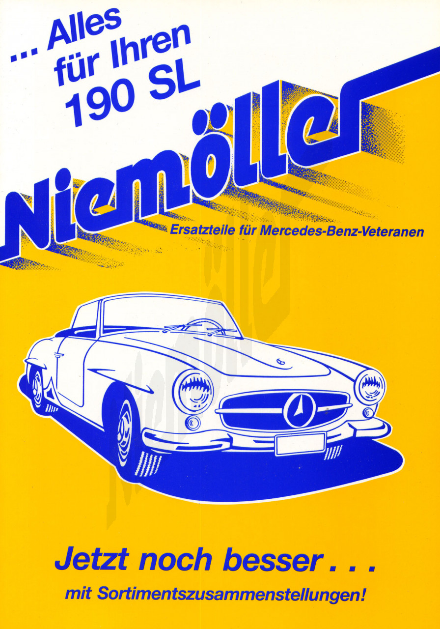 MercedesBenz Classic Car Catalog Order Niemöller