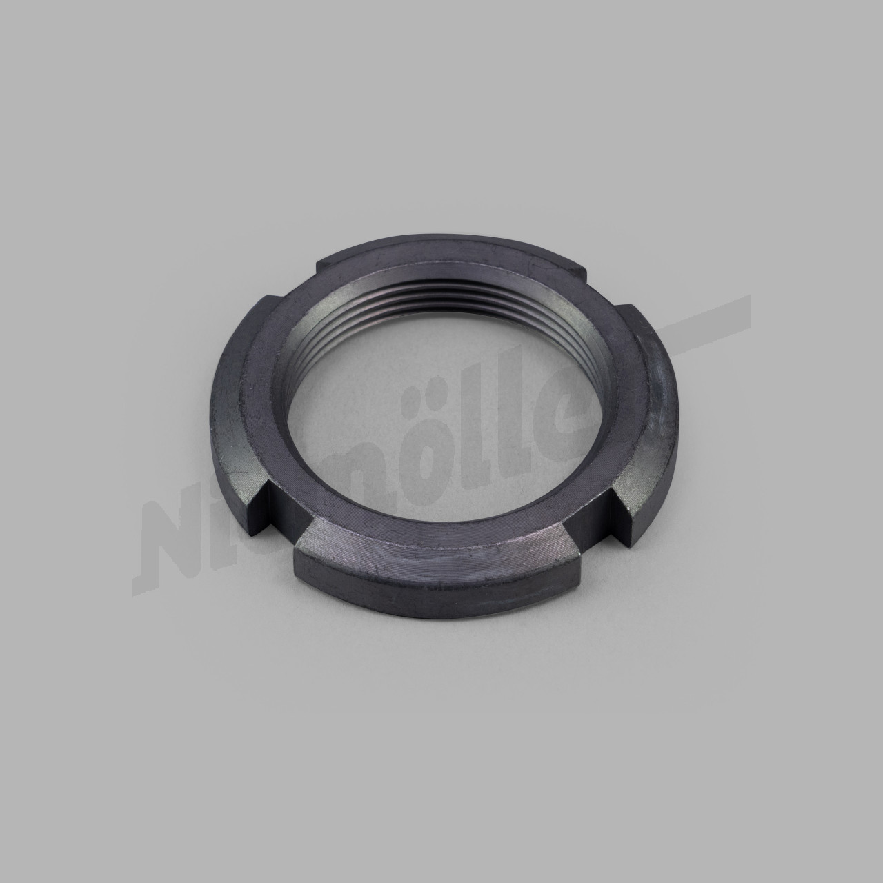 B 35 239 - Gegroefde moer voor rubberlager op lagerblok 35x1,5 DIN 70852