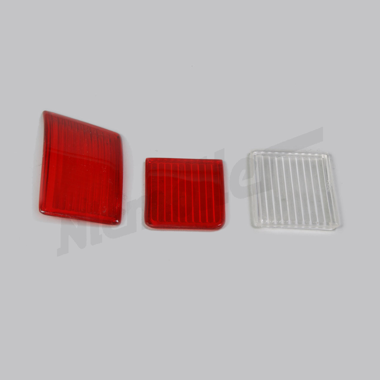 B 82 264d - Satz Leuchtscheiben 300S, Sc rechts 3-teilig ( rot / klar / rot )