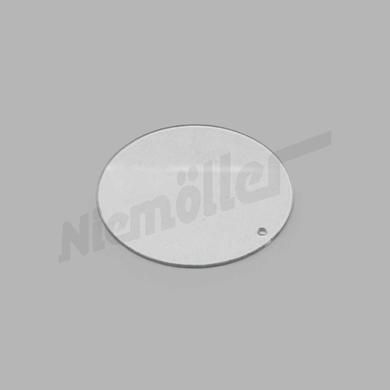 C 54 197g - vetro per tachimetro 190SL d = 110mm - spessore = 3mm - foro 4,5mm