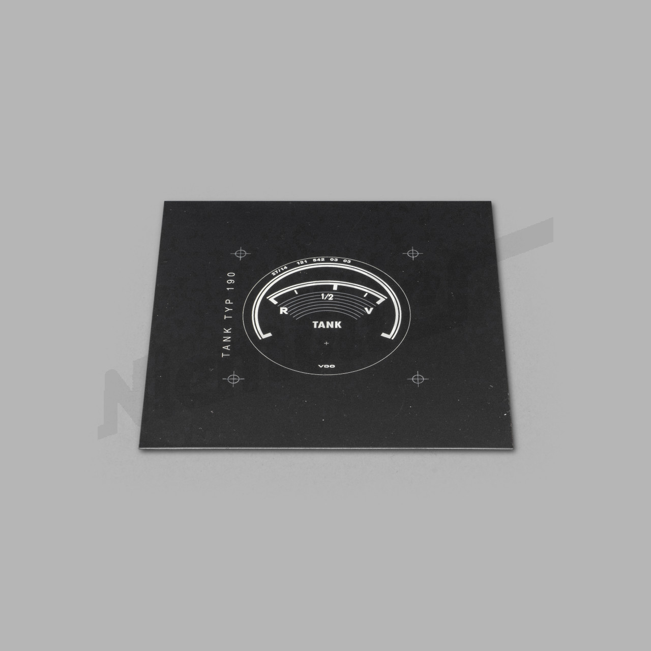C 54 215a - dial for fuel tank