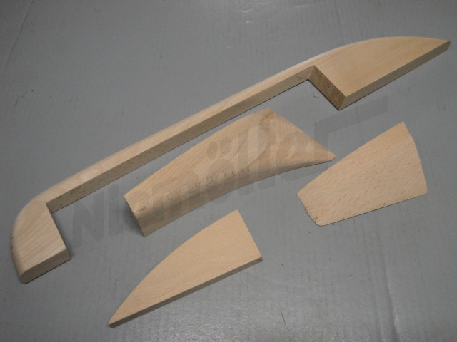 C 72 239n - Zestaw drewniany płyta drzwiowa lewa 4-częściowa 190SL