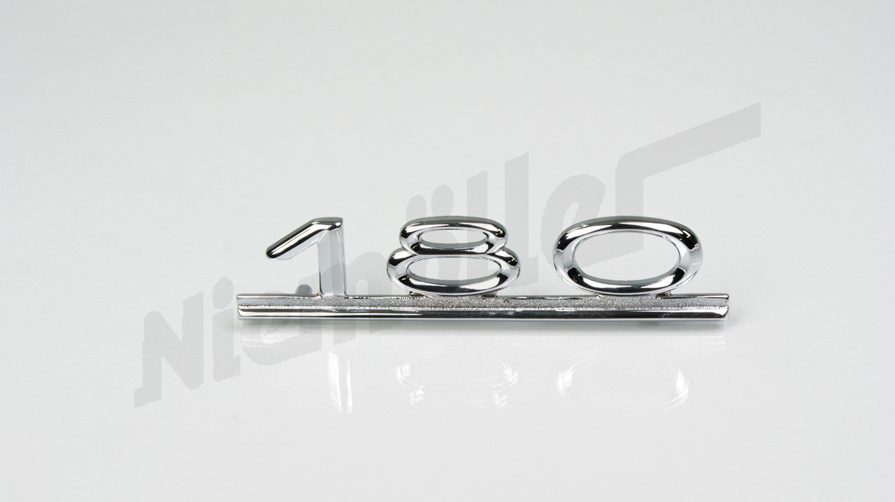 C 81 018 - Typeaanduiding 180 op het deksel van de kofferbak