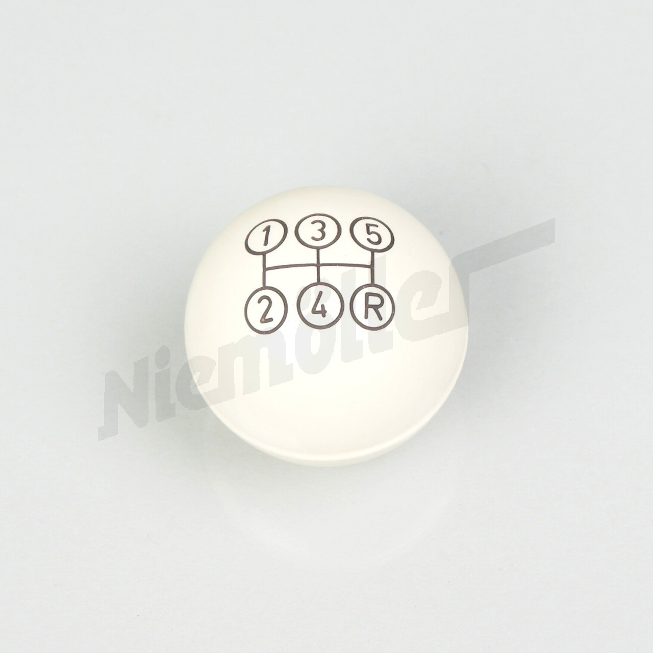 D 26 291b - Gałka dźwigni zmiany biegów 5-biegowa kość słoniowa