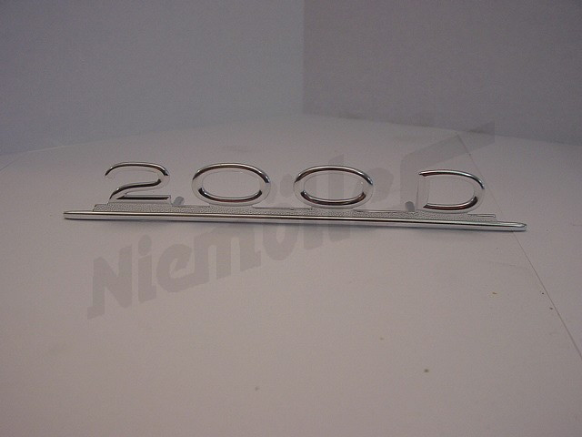 D 68 264 - Gösterge panelindeki tip tanımı "200 D"