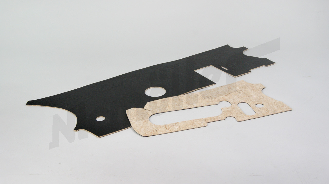 D 68 330c - Amortissement sur la paroi frontale en 2 parties - Matériau de remplacement ( plus fin )