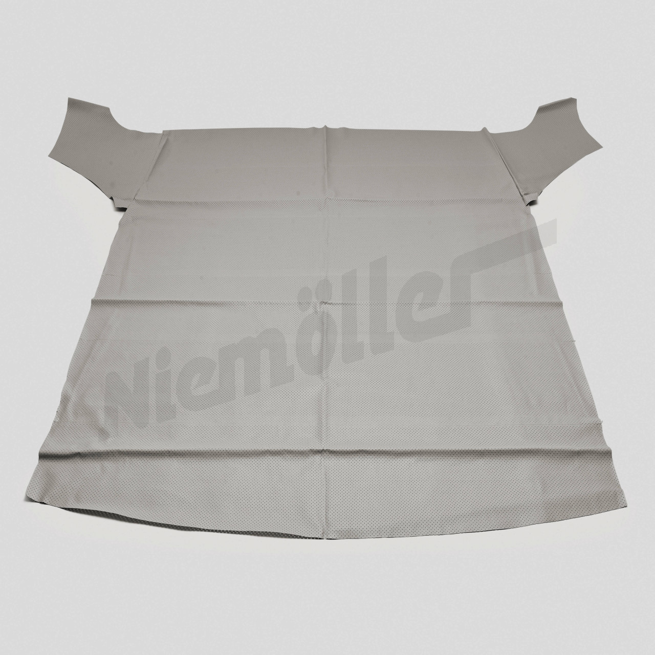 D 69 233b - Sky (imitacja skóry) W111/112 Coupe bez szyberdachu, gotowe do szycia, reprodukcji, jasnoszary