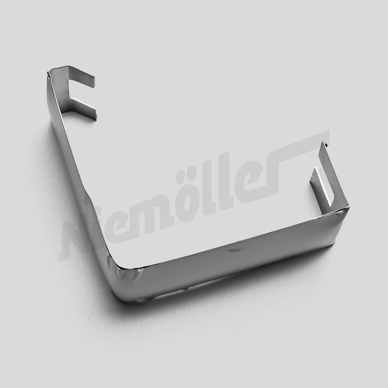 D 88 100c - front bumper complete - 3 pcs. - Repro.