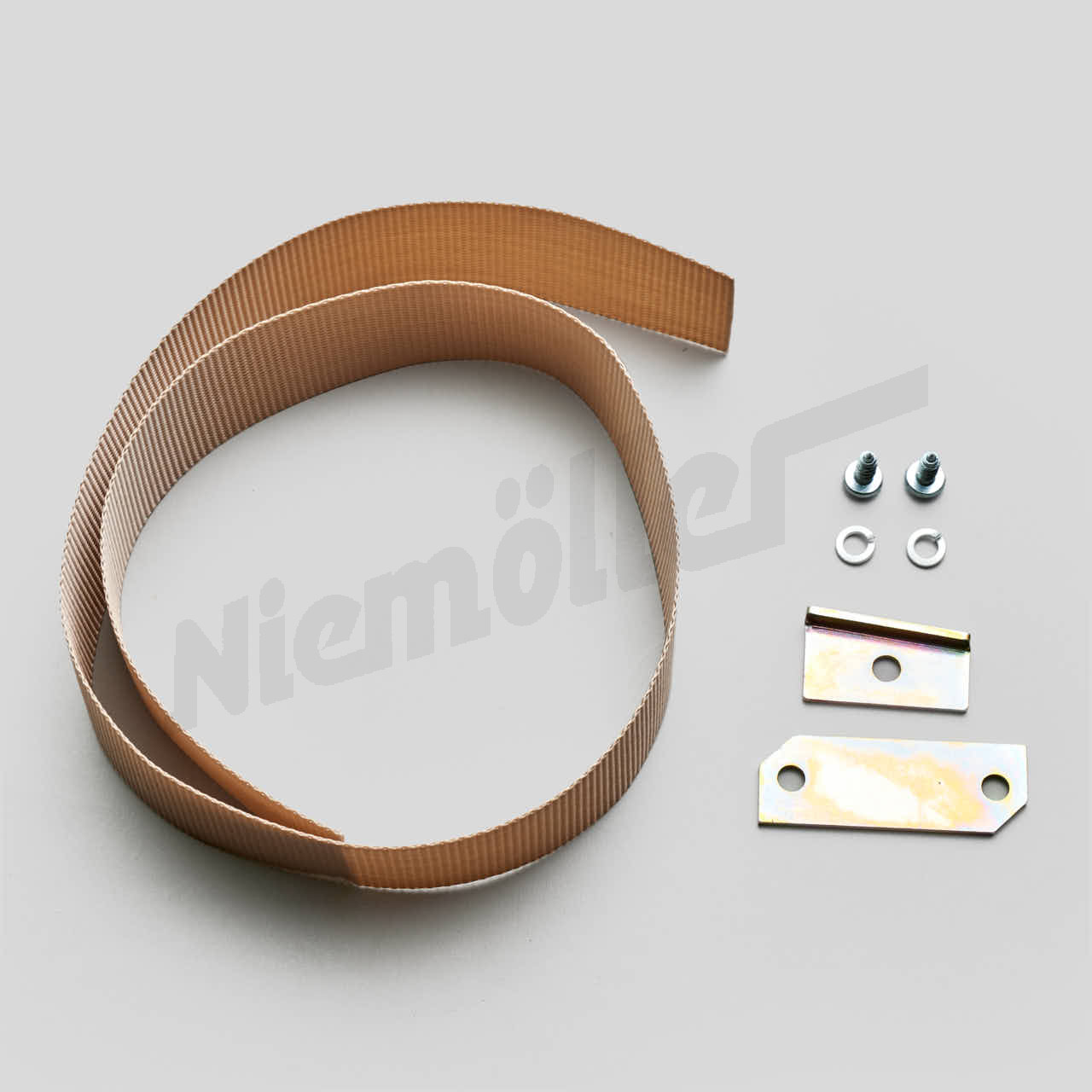 D 88 444 - Kaput tutucu seti (kaput kayışı + tutucu D 88 442 + D 88 443 + vidalar)