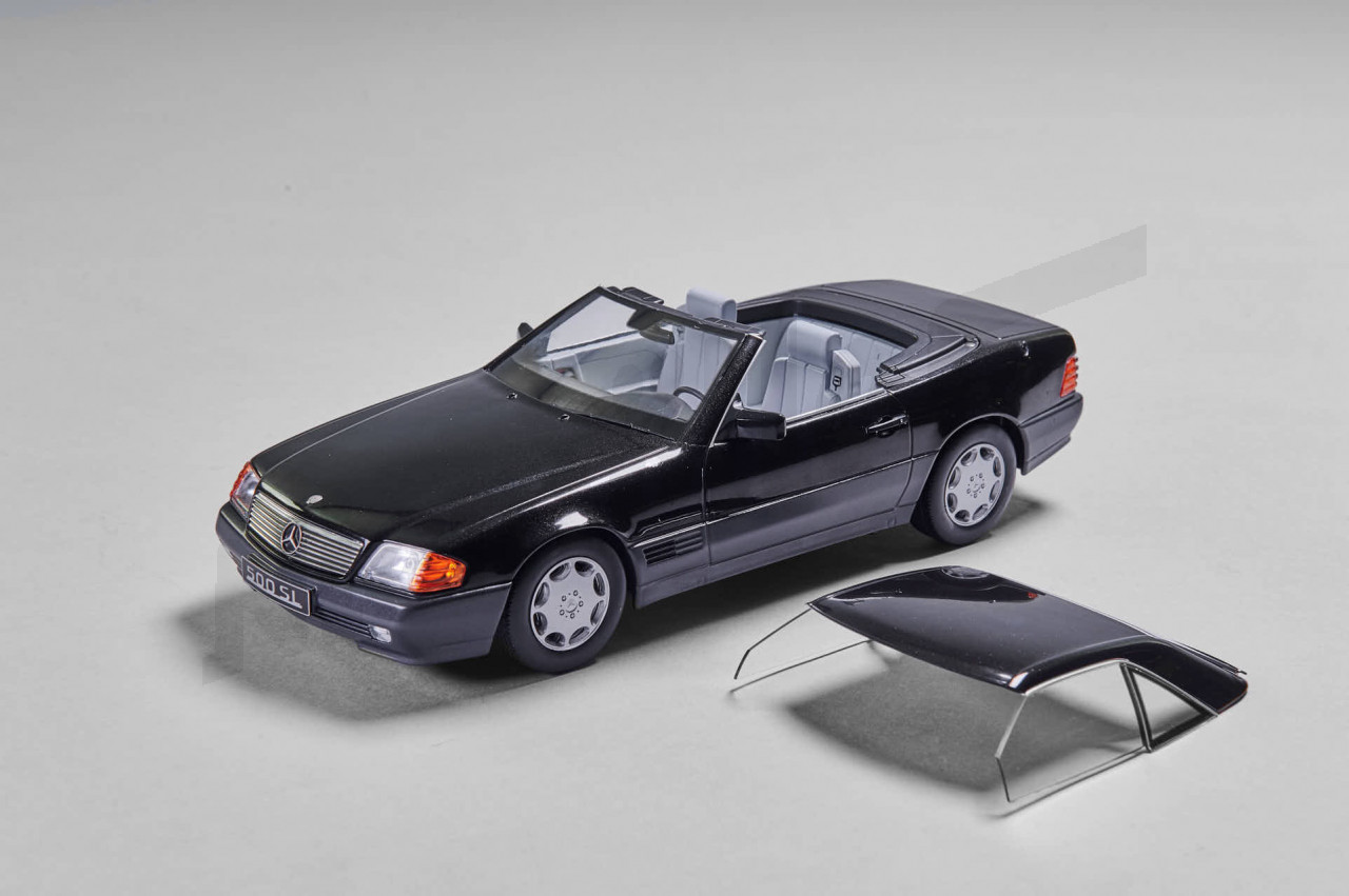 M 02 052 - M.B. 500SL (R129) schwarz metallic 1993 W129, 1:18 KK-Scale
