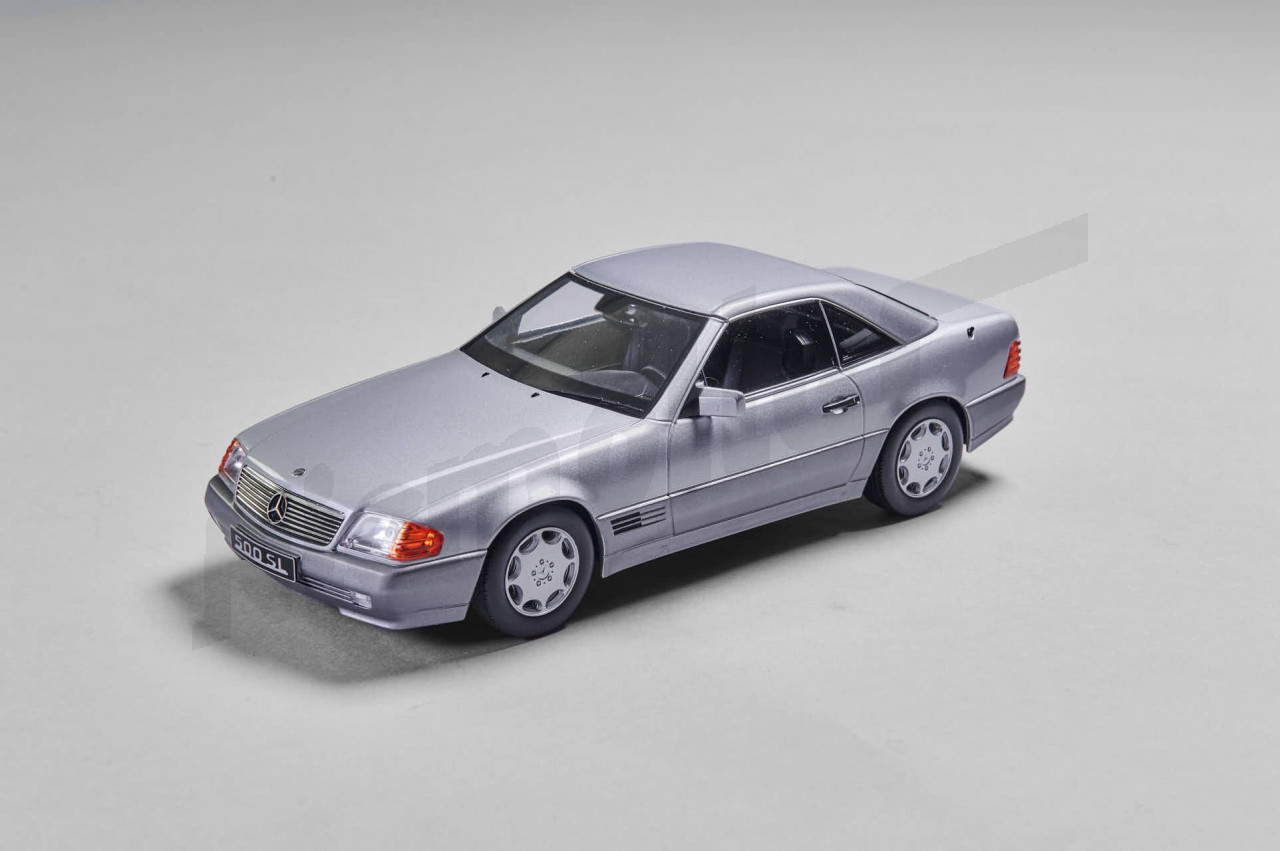 M 02 053 - M.B. 500SL (R129) silber 1993 W129, 1:18 KK-Scale