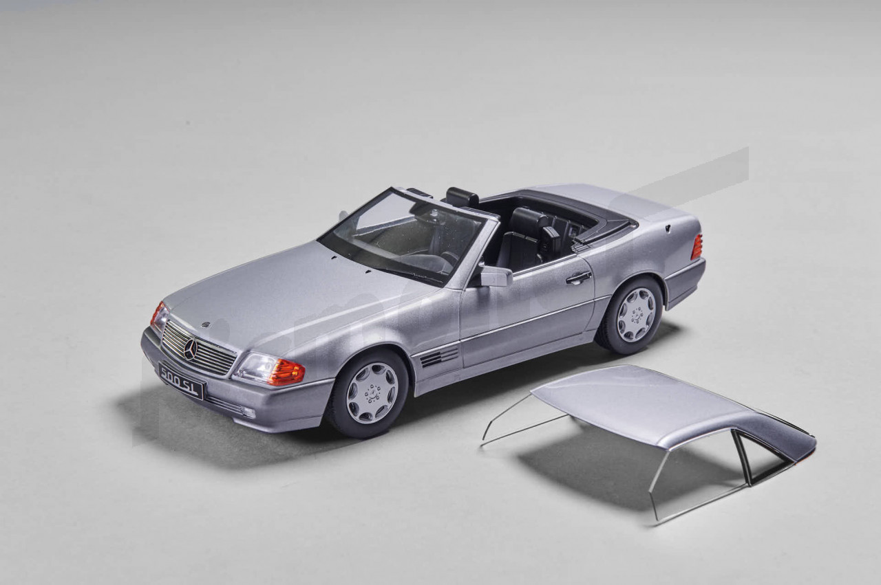 M 02 053 - M.B. 500SL (R129) silber 1993 W129, 1:18 KK-Scale