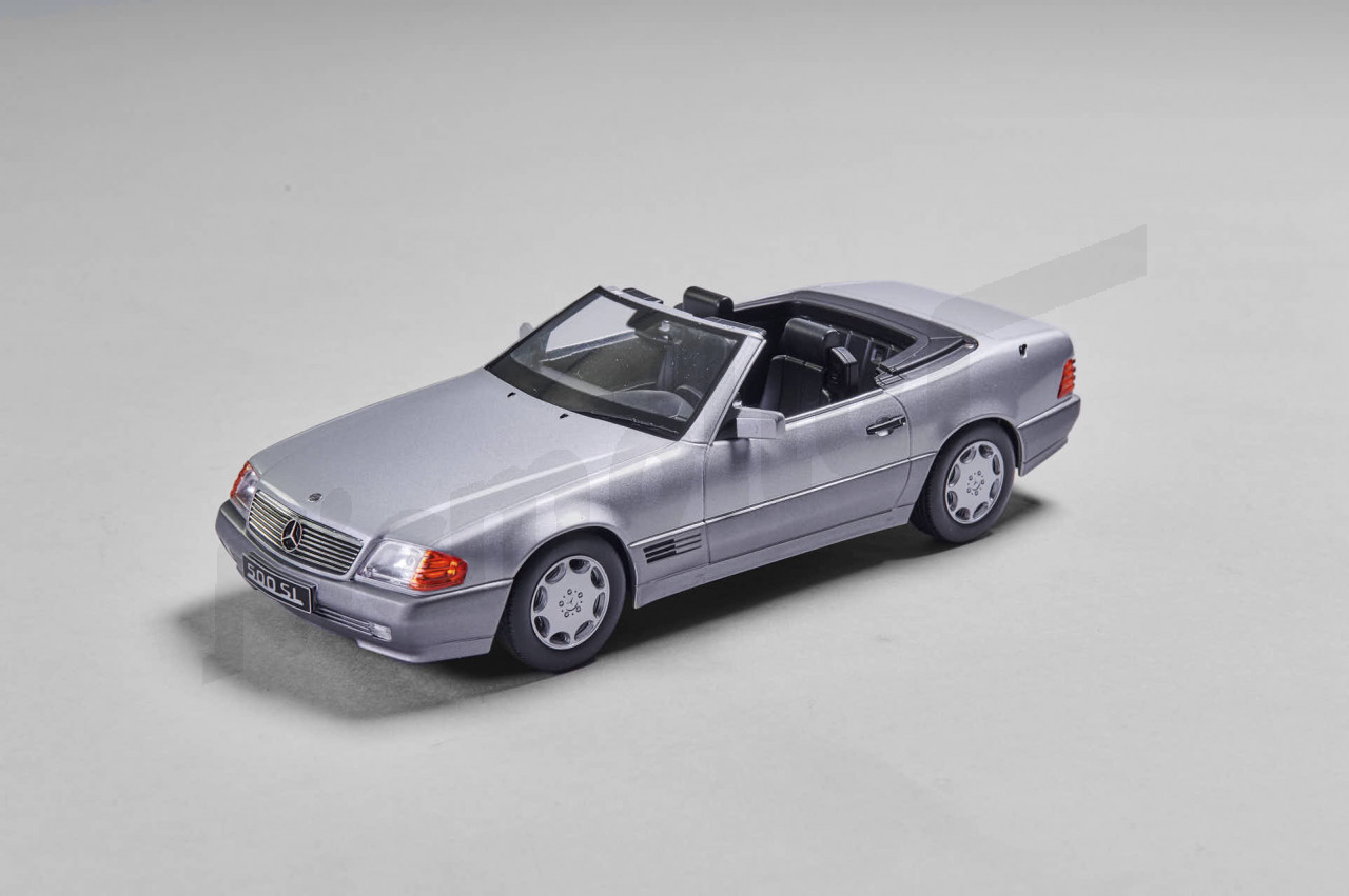 M 02 053 - M.B. 500SL (R129) silber 1993 W129, 1:18 KK-Scale