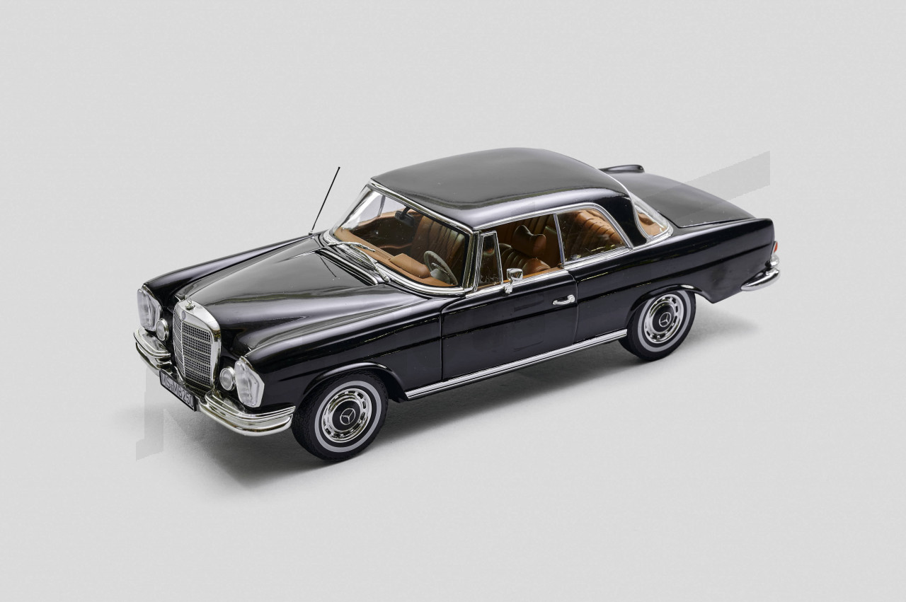 M 02 084 - M.B. 250SE , W111 Coupe, black, 1969, 1:18, Norev, limited 1000 pieces
