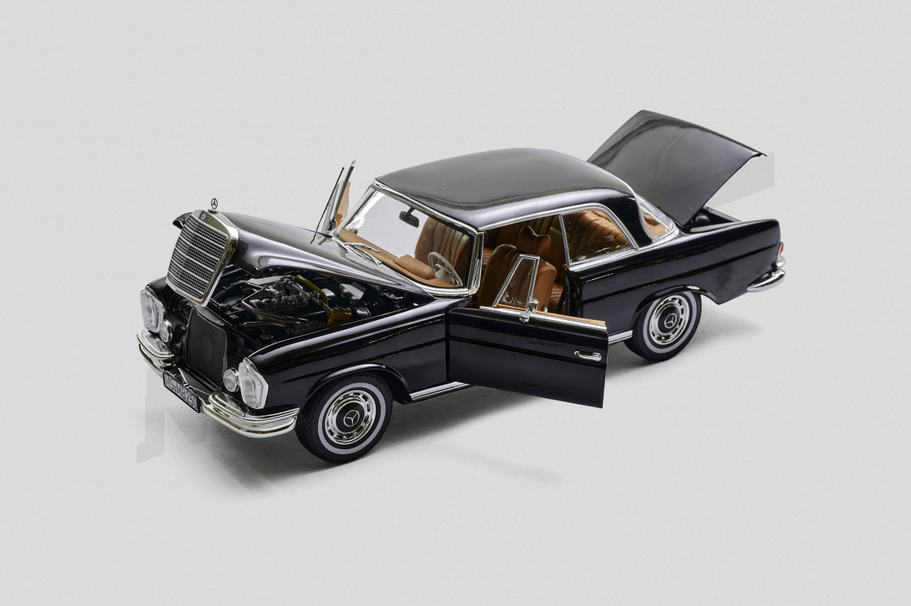 M 02 084 - M.B. 250SE , W111 Coupe, black, 1969, 1:18, Norev, limited 1000 pieces