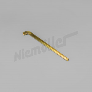 C 88 050j - Decoratieve stok achteraan links achteraan verchroomd
