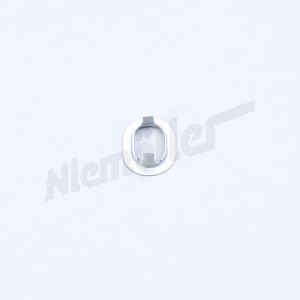 D 68 420a - Rosone in alluminio anodizzato sulla staffa del vano portaoggetti W113