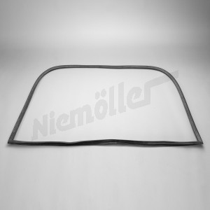 D 75 139a - Rear lid gasket W113 Repro Made in Germany
