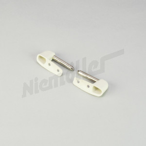 D 81 095a - Jeu de supports de pare-soleil pour pare-soleil gauche Crème
