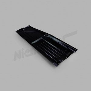 F 61 118 - Sol zemin paneli tüm W107 SL + SLC (ön+arka) SLC üzerinde, takarken ayarlayın