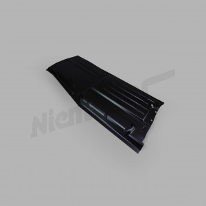 F 61 118 - Sol zemin paneli tüm W107 SL + SLC (ön+arka) SLC üzerinde, takarken ayarlayın