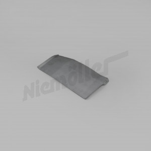 F 62 217a - Temsilci plakası pedal zemini sol