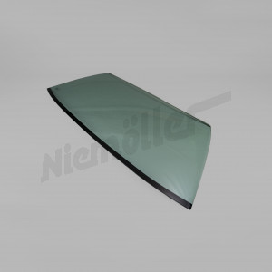 F 79 013B - Hardtop achterruit verwarmd, groen NF zonder verwarmingskabel
