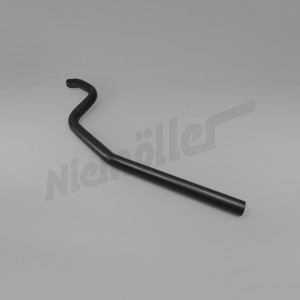 A 49 020 - Exhaust pipe rear 220, AC, BC reproduction, 51mm outer diameter