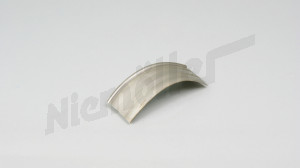 A 52 029 - Fender welt, zilver, plastic, 30mm yard goederen, 30mm goederen