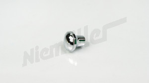 A 54 103 - Verchroomde knop voor trekschakelaar M4, 18mm