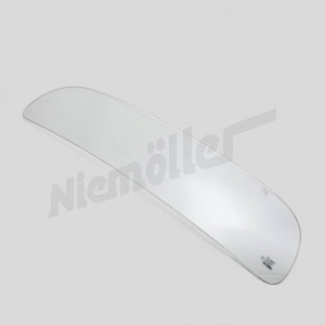 A 67 029 - Glass pane for back wall window used. G