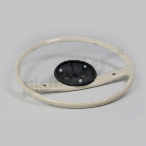 C 46 119 - Steering wheel, ivory coloured without chrome rim