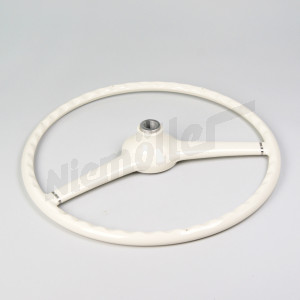 C 46 121 - steering wheel, ivory coloured, Repro