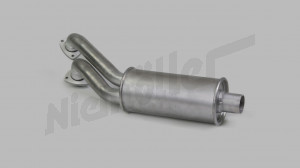 C 49 010 - front exhaust pipe with muffler 220S