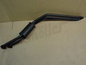 C 49 010a - front exhaust pipe with muffler 220SE