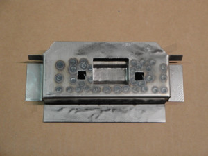 C 61 065 - Bracket for closing wedge rear cover / early ( for closing wedge with one nose )