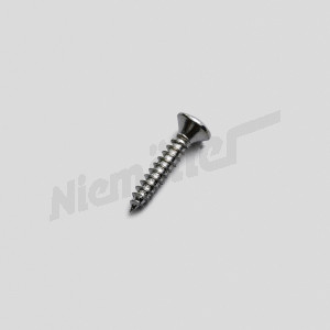 C 67 028 - Lentil countersunk head screw 3.9x19 DIN 7983 chrome plated